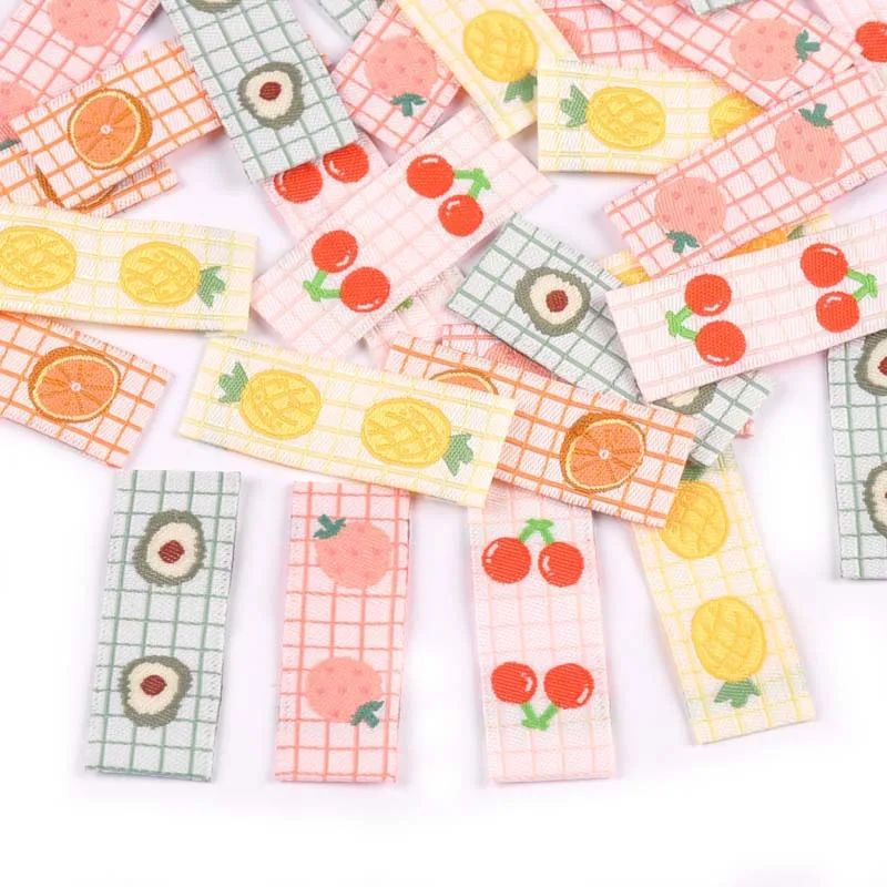 Этикетки с вышивкой фруктов в виде вишни/авокадо 50 шт. | Дом и сад