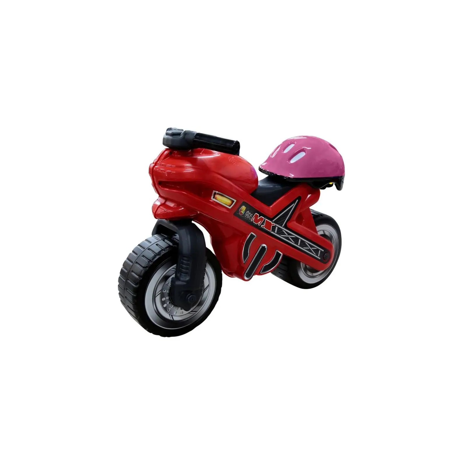 Каталка-мотоцикл МХ со шлемом ( шлем голубой розовый указывать какой цвет!!) |