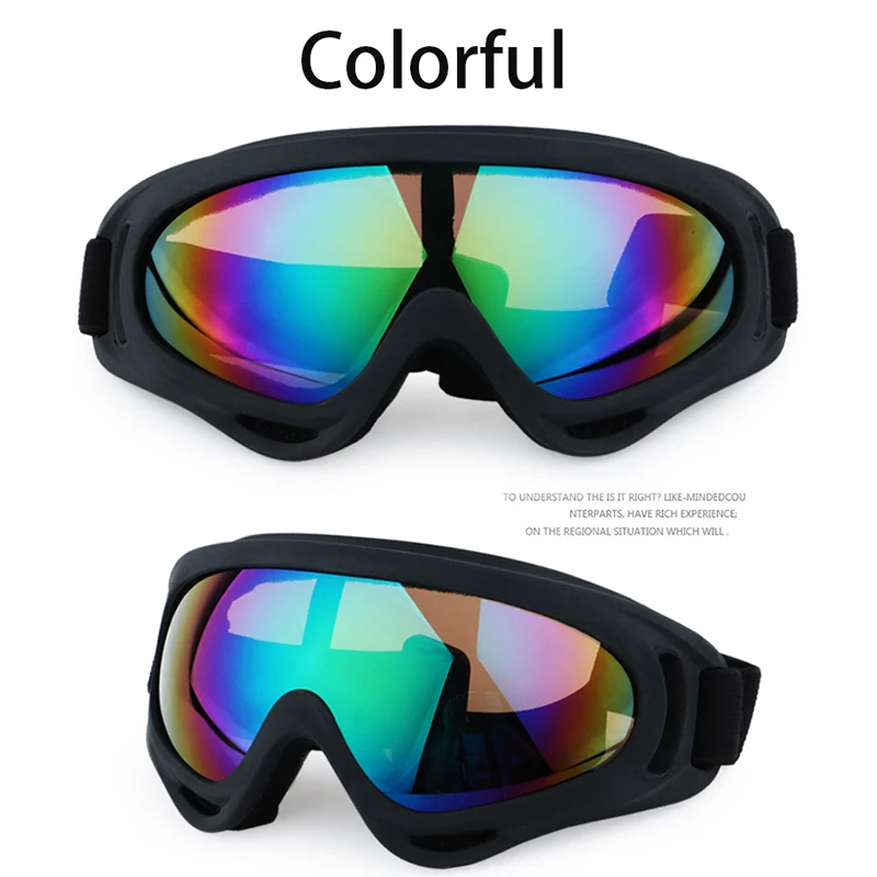 Windproof Ski Glasses Skating Goggles Outdoor Riding Snowboard Mountaineering Mask Snowmobile For Men Women Dustproof Goggle | Спорт и