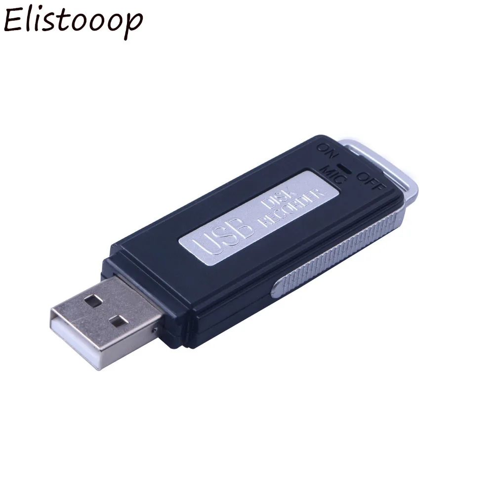 Elitooop перезаряжаемый мини диктофон 70Hr WAV аудио ручка цифровой USB Gravadorone