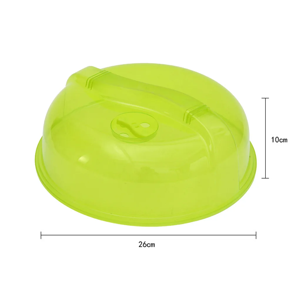 Microwave Food Cover Plate Vented Splatter Protector Clear Kitchen Lid Safe Vent Dustpoof Tool | Дом и сад