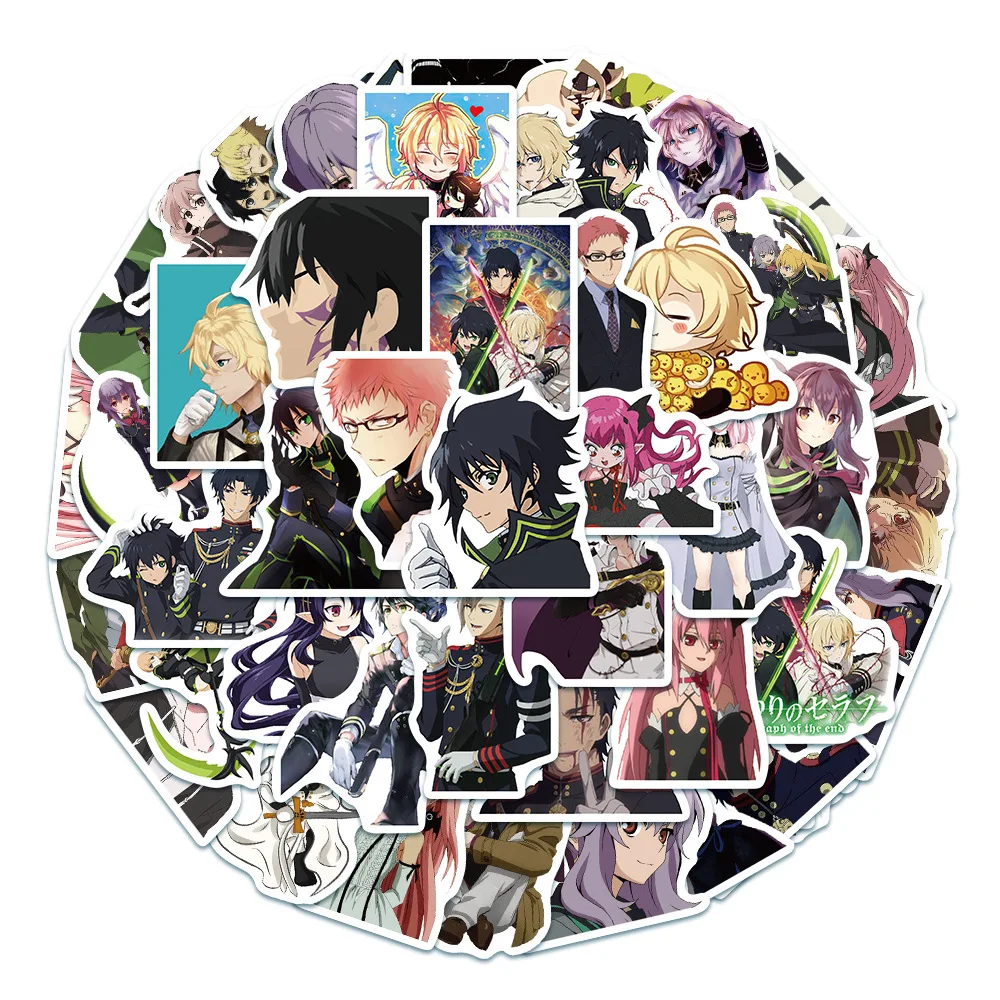 10/30/50 шт Seraph of The End стикер с рисованным аниме Граффити Блокнот ручной работы