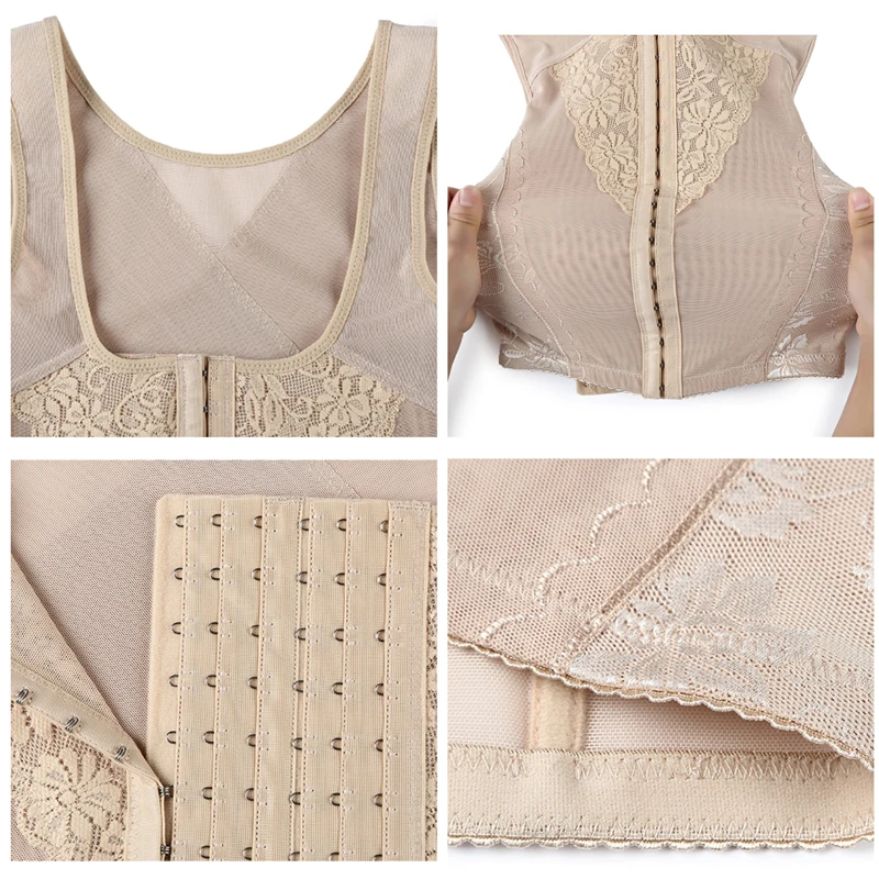 

CXZD 2021 New Women Shaper Slimming Waist Trainer 6 Breasted Shapewear Postpartum Tummy Corrective Underwear Sheath Belly Corset