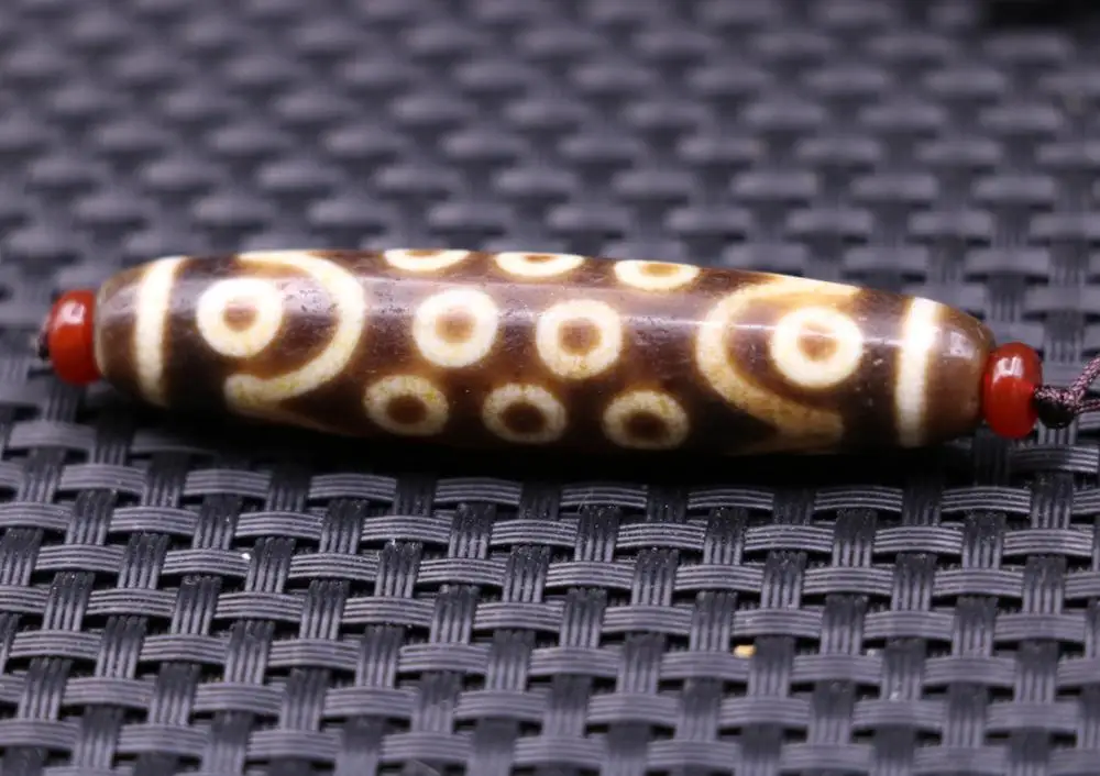 Сокровище Волшебная Мощность Magic LKbrother Тибетский Старый Агат 21 глаз 2 полосатые