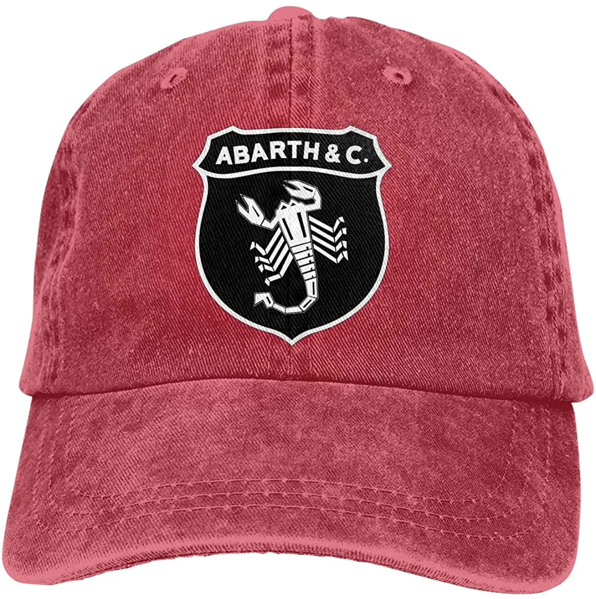 

Runxin Personalized Abarth Vehicle Logo Fashion Hats for Man Black