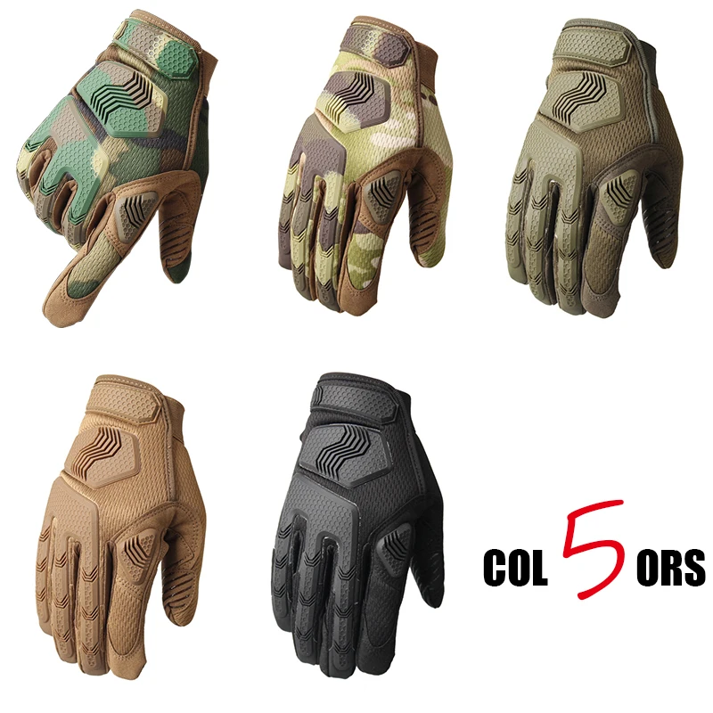 

Тактические перчатки из натурального каучука высокого качества нейлоновые уличные спортивные перчатки Нескользящие армейские тактически...