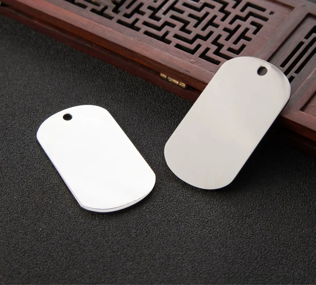 1 шт. военный бренд мужское ожерелье европейская Подвеска из титановой стали