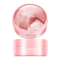 lanbena rose hydra gel eye mask crystal collagen deeply moisturizes nourish brighten skin care sticker korean cosmetics 60pcs