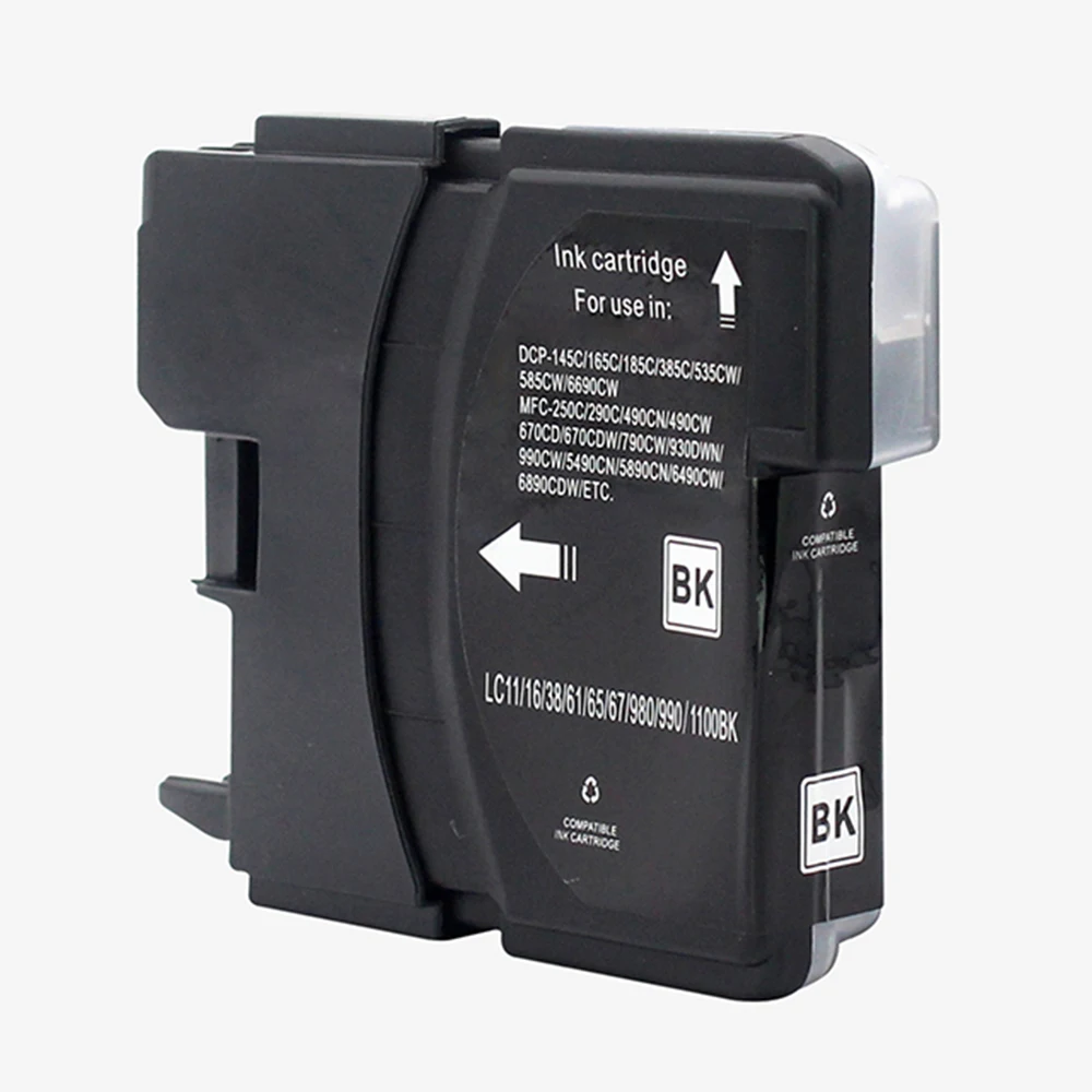 Для Brother LC1100 черный LC980 LC980BK LC975 DCP-195C 385C MFC-490CN MFC-5490CN DCP-375CW DCP-377CW DCP-383C | Компьютеры и