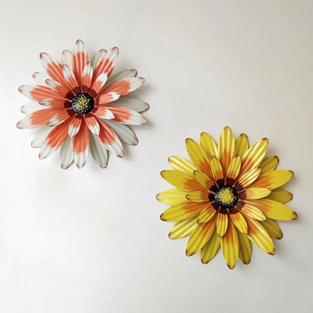 

Metal Flower Wall Decor Wall Art Decoration 3D Hanging Sunflower Decor for Bedroom Living Room Office Home Decor
