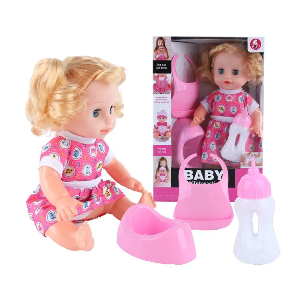 Детское кресло-качалка инновационная кукла-симулятор может пить воду мочится