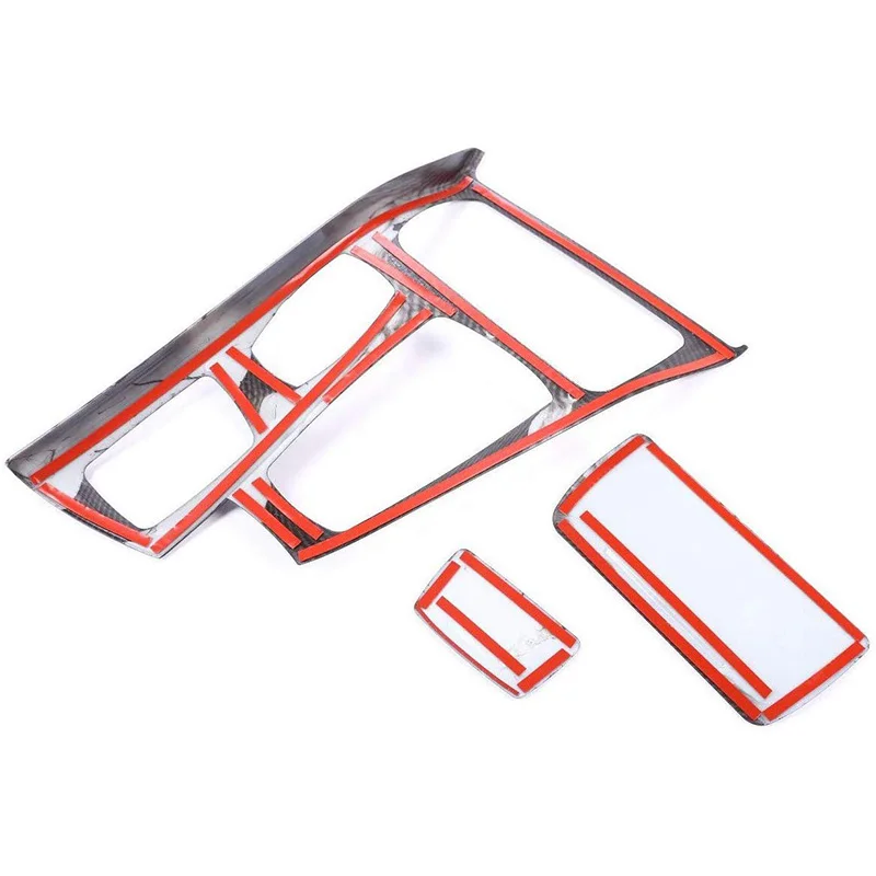 

Car Styling Carbon Fiber Multimedia Gear Armrest Box Panel Cover Sticker Trim for Bmw 5 Series F10 F18 Interior Auto Accessories