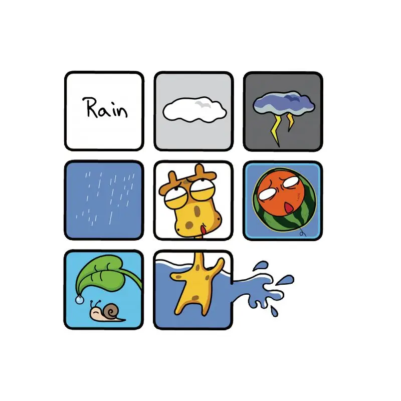 Термонаклейки 22x22 см с изображением животных | Дом и сад