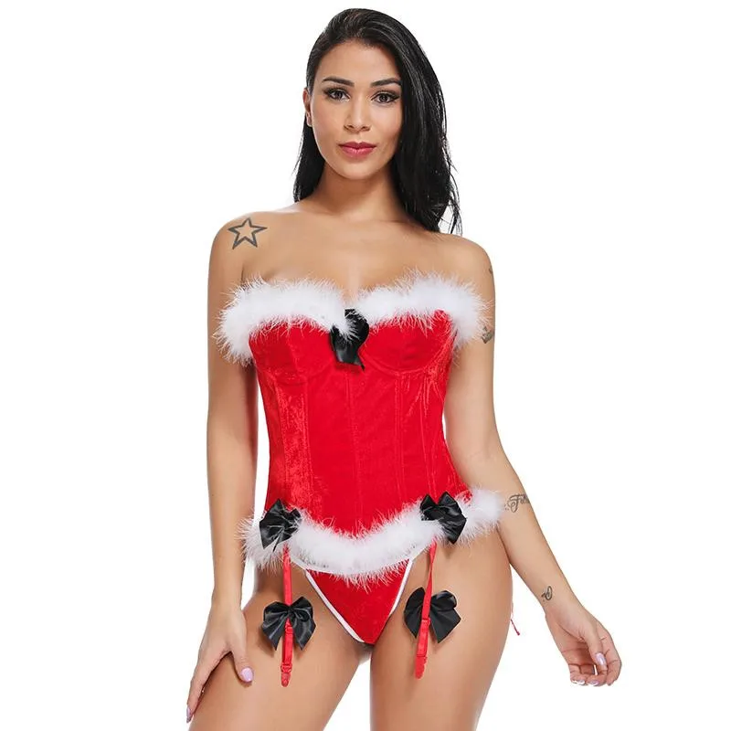 

Women's Corset, Sexy Tight Waist Shaping Bustier Off Shoulder Top for Christmas Costume Party Honeymoon Anniversaries