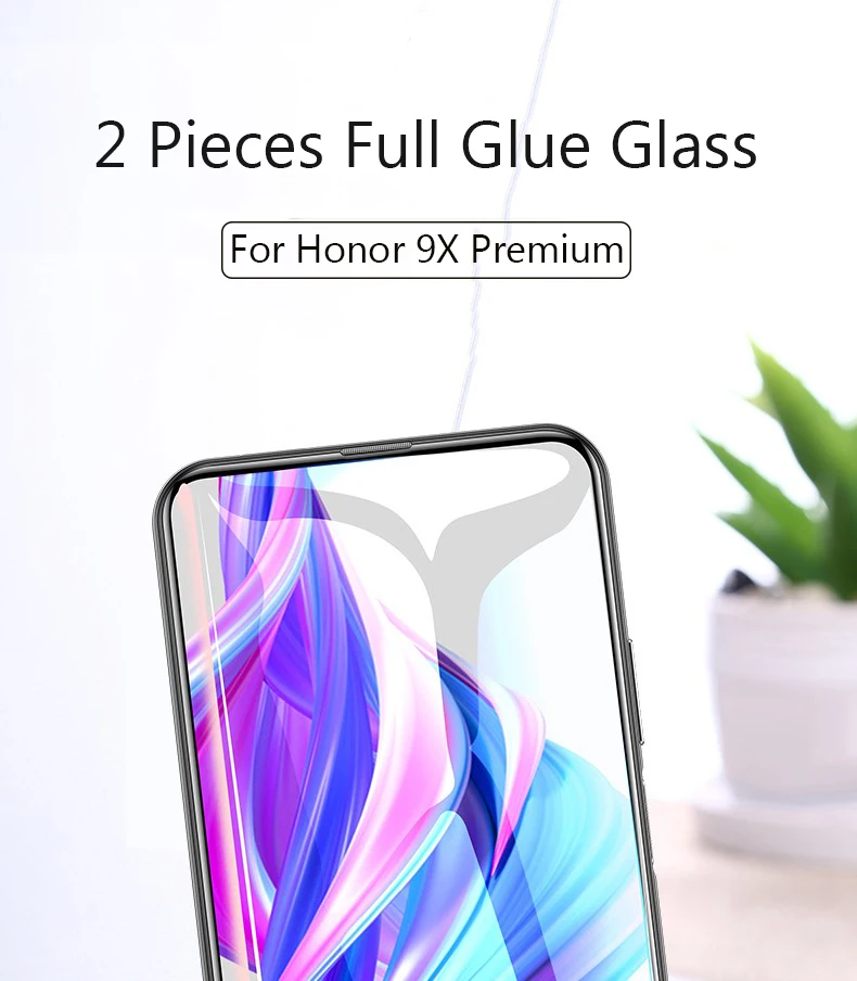 Lainergie для huawei Honor 9X Премиум Закаленное стекло Полный клей 9H ударопрочный экран протектор для Honor 9X премиум стекло es