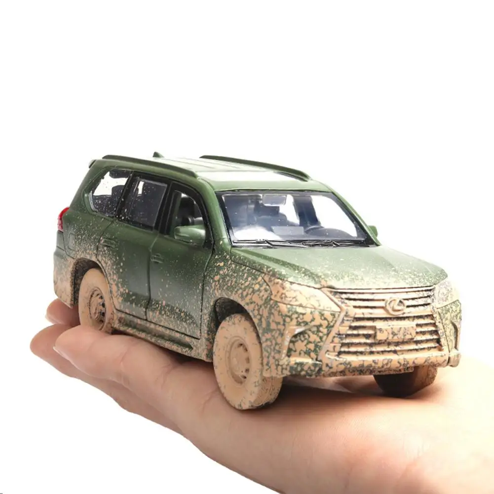 

Child Off-Road Vehicle Toy SUV Simulation Alloy Car Model with Superb Craftsmanship Sound light Control Car Kids Toys