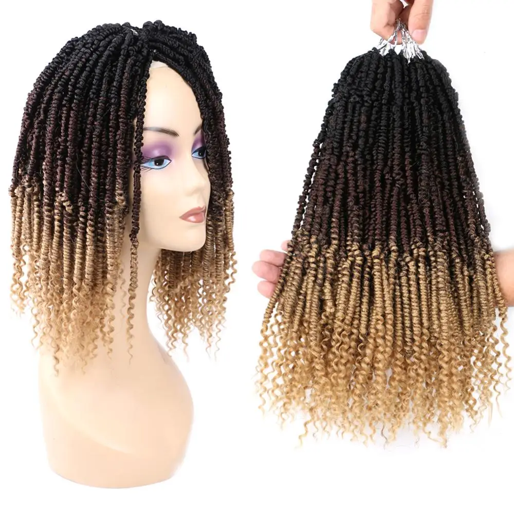 Mtmei волосы 12 дюймов страсть твист для наращивания бомба вязанные цветные весна