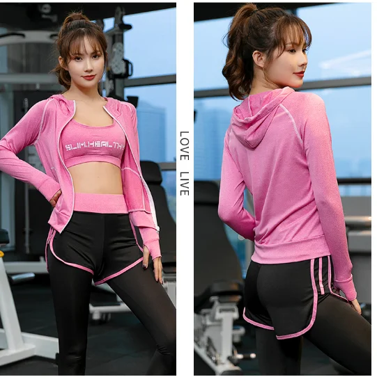 

Женский спортивный костюм из 2 предметов, бесшовные женские комплекты для йоги с коротким рукавом, одежда для йоги, женские спортивные костю...