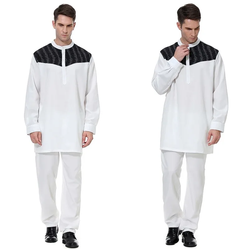 Арабский джеллаба homme джубба Тюбе Пакистан мусульманский Мужская мусульманская