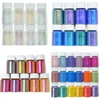 1 Набор, хромированная жемчужная пудра в форме ракушки, блестящий пигмент для ногтевого дизайна, порошок единорога для долговечного маникюра, Накладка для ногтей сделай сам, Гель-лак, пыль H 