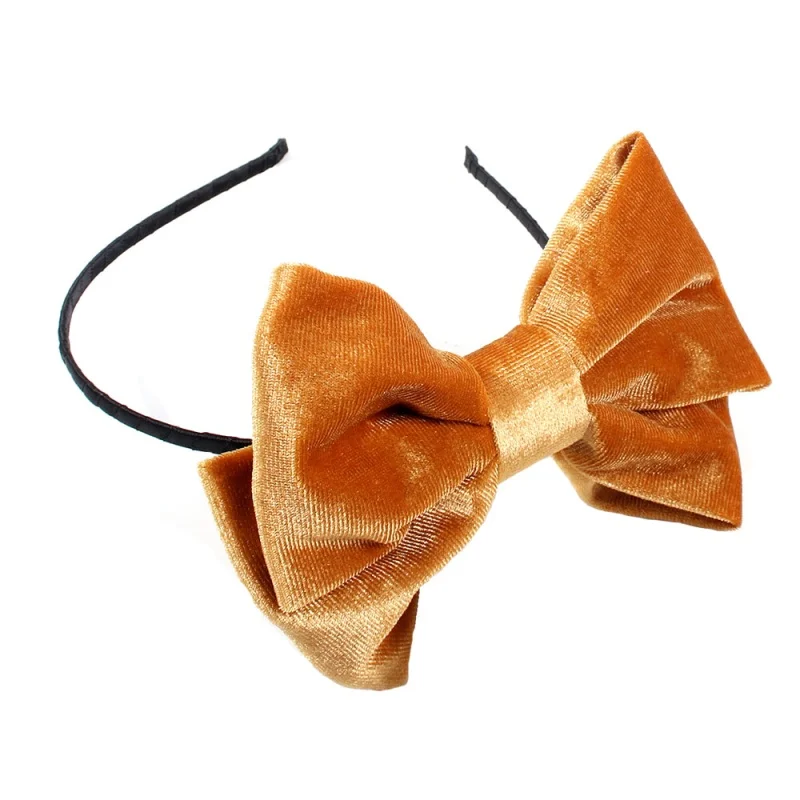 Бархатная ZA повязка на голову с бантом для женщин и девочек модная ювелирное