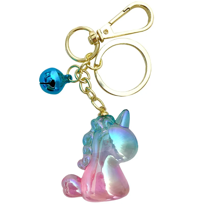 

Cute Fairytale Acrylic Unicorn Keychains Multi-style Moose Key Chains Holder Alloy Key Rings For Women Girls Gift Jewelry