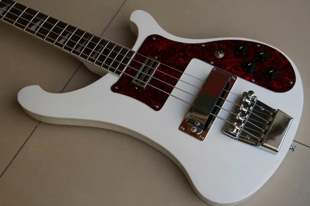 Оптовая продажа гитара Новое поступление 4003 бас электрический 4 струны белый 120415