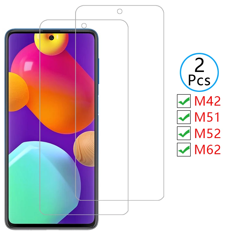 

screen protector for samsung m62 m51 m52 m42 5g protective tempered glass on samsun galaxy m 42 51 52 62 42m 51m 52m 62m n film