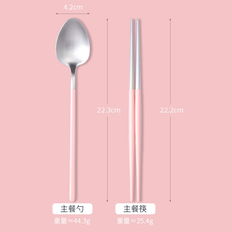 

Fashion Blue Knife And Fork Set Reusable Utensil Kit Stainless Steel Luxury Simple Europe Servies Kitchen Supplies BK50DC