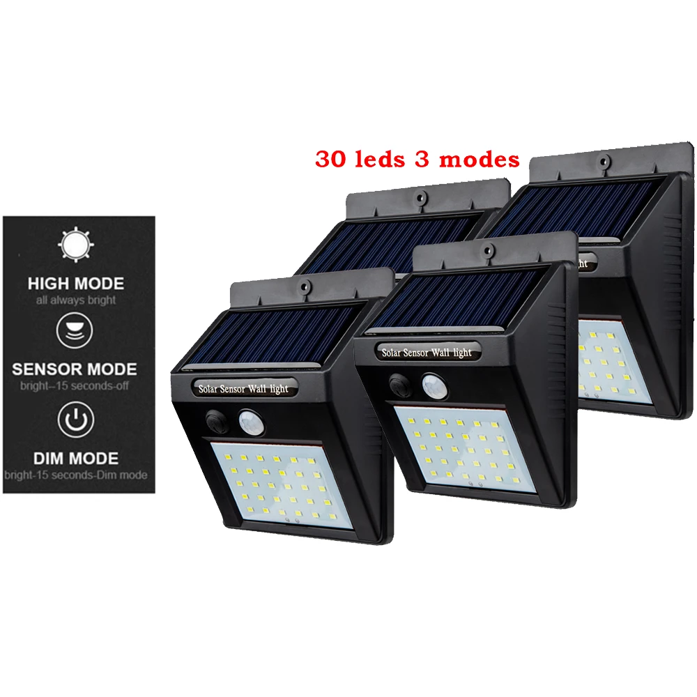 Ночник с пассивным инфракрасным датчиком движения 30 светодиодов 500 лм 2/4