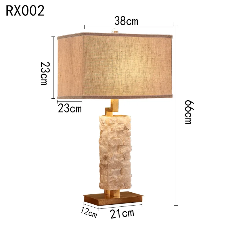 

Marble Designer Sample Room European Style Table Lamp Luxury Bedroom Soft Decoration Bedside Lamp Living Room