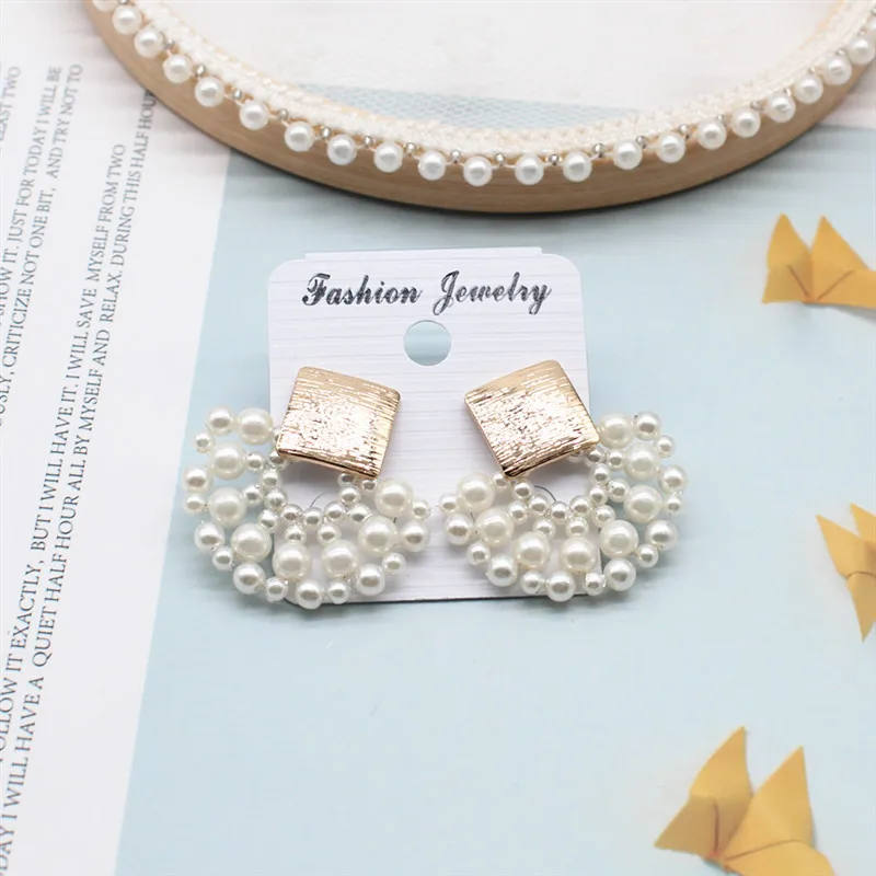 2019 новый дизайн модные ювелирные изделия элегантные плетеные вручную жемчужные