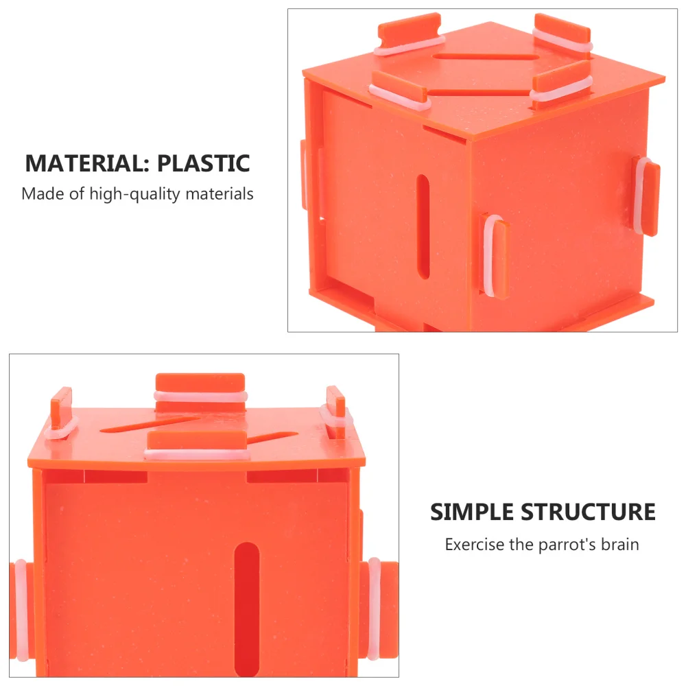

1 Set of Parrot Interactive Pet Saving Pot Plaything Pet Training Supplies