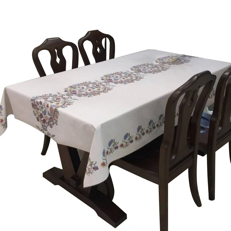 Современный узор скатерть Водонепроницаемый Скатерти ПВХ печати масл