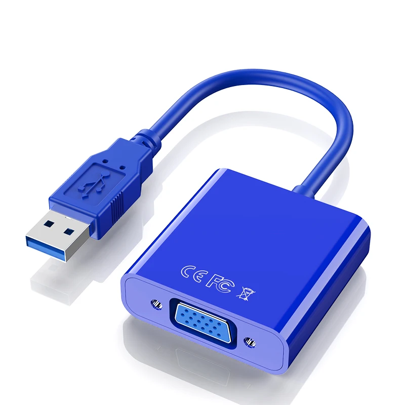 2020 новый высококачественный адаптер для видеодисплея с USB 3 0 на VGA многоэкранный