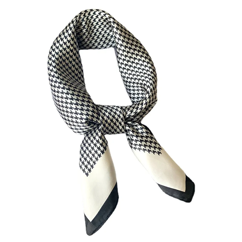 

70*70cm Fashion Handkerchief Women Neck Scarf for Hair Small Shawls Wraps Cute Headband Square Head Scarfs for Ladies Dropship