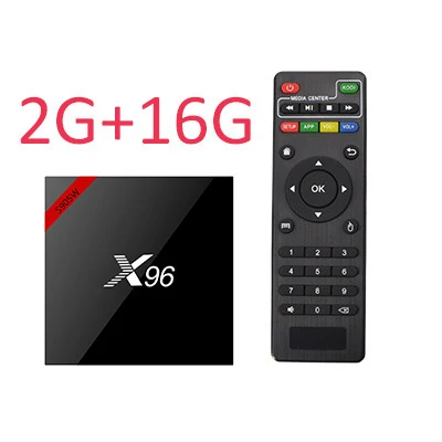 2GB RAM 16GB ROM X96 S905W Android 7,1 Smart tv Box Amlogic S905W четырехъядерный Android 7.1.2 1 Гб 2 Гб ram 2,4G WiFi 4K HD X96 S905W телеприставка - Цвет: 2GB RAM 16GB ROM