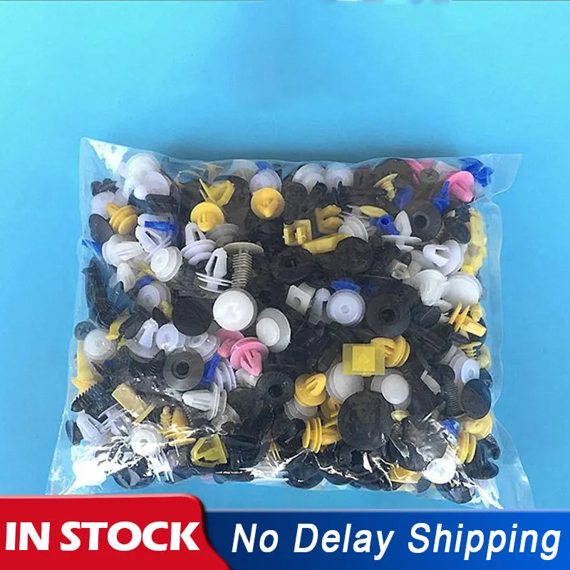 100 шт. универсальные разные Пластиковые Крепежные заклепки для бампера