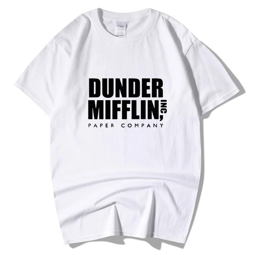 Для мужчин и женщин короткий рукав офис даундер Mifflin inc. бумажная компания Wernham Hogg