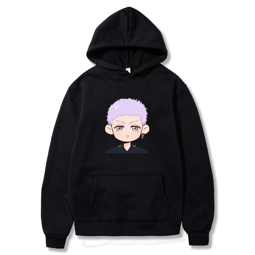 

Tokyo Revengers Hoody Mitsuya Takashi Print Hoodies Japanese Anime Graphic Clothes Women Autumn Winter Sweatshirts Female