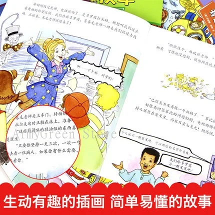 10 Books The Magic School Bus Animation Version Child Kids Education Adventure Science Stories Chinese Picture Book Age 4 up | Канцтовары