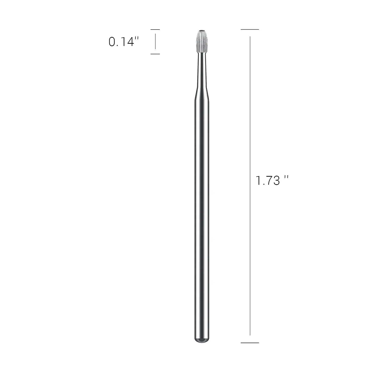 Твердосплавная насадка для очистки кутикулы электрической дрели ногтей