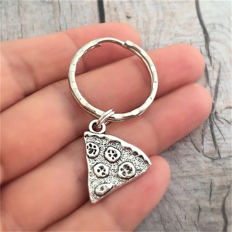 Брелок для ключей брелок пиццы подарок лучшему другу украшения Bff с подвеской еды