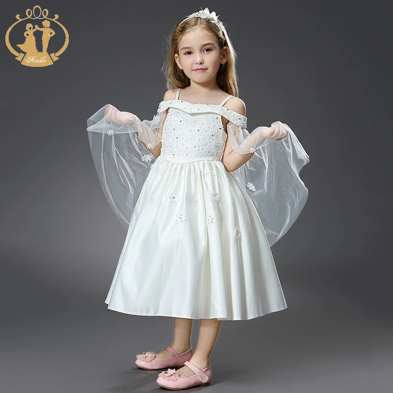 Nimble Dress for Girls Roupas Infantis Menina Kids Dresses Vestidos Baby Girl Unicorn Party Wedding Princess | Детская одежда и