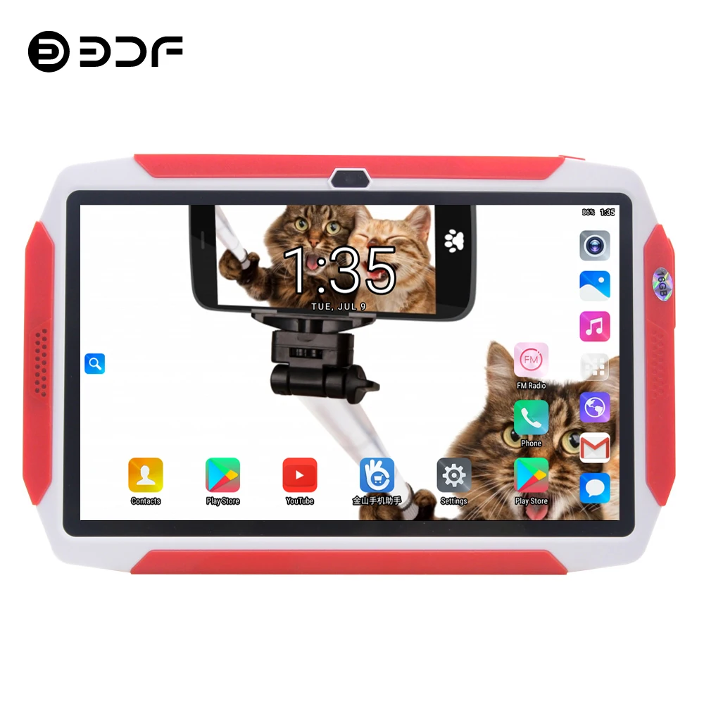 BDF Kids Tab 7 дюймов оригинальный Android 8 0 планшетный ПК WiFi 1 ГБ/16 ГБ планшеты
