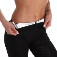 free shipping belly contracting fitness violently sweat leg shaping pants butt lift underwear corset slimming body shaper