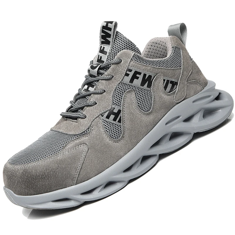 Work Boots Safety Steel Toe Shoes Men Work Sneakers Puncture Proof Boots Safety Shoes Men Industrial Shoes Security Boots