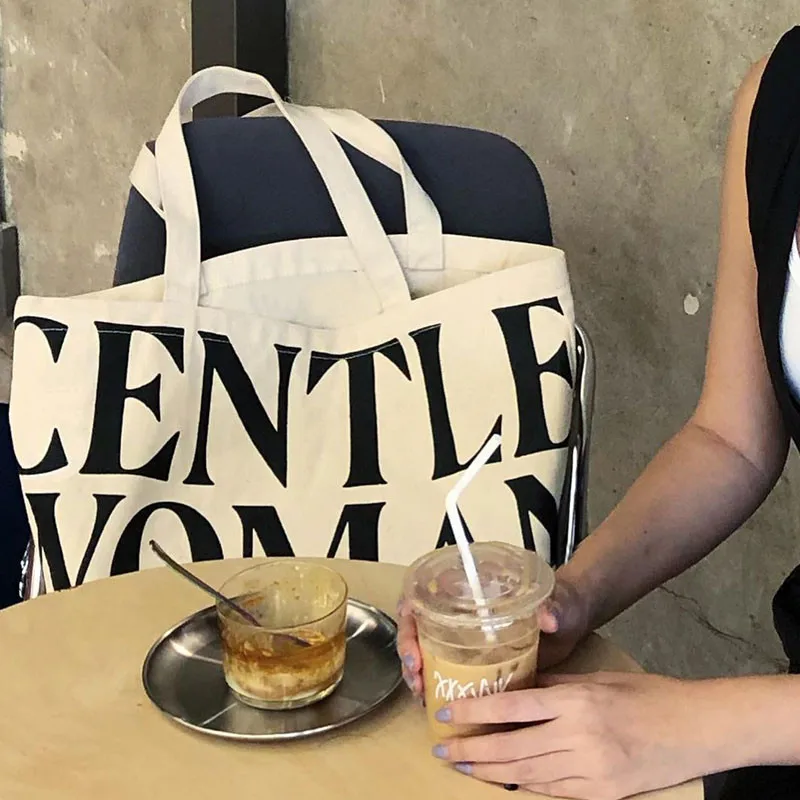 

Women Summer tote Beach Bags Handbags Large Capacity Lady Shoulder Bag Big Letter Linen Totes Casual Girls Travel Shopping Bag