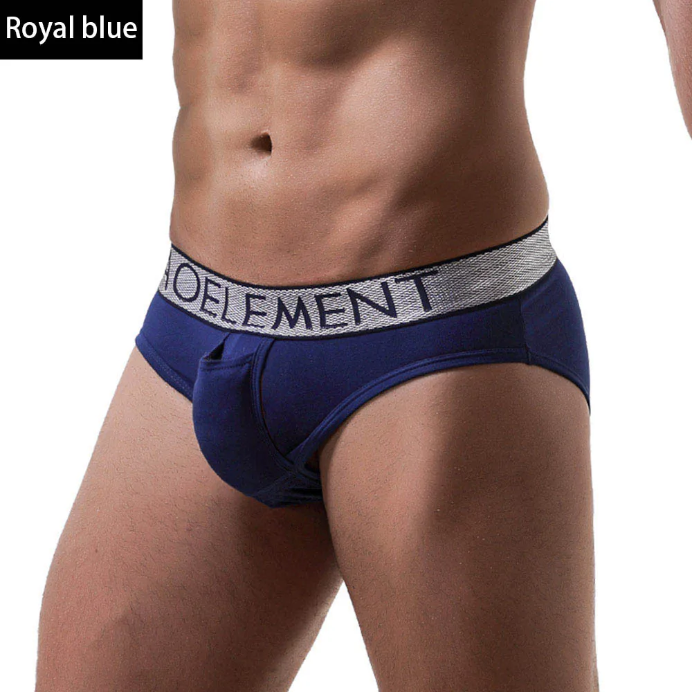 Royal blue 131 Сексуальное мужское мягкое нижнее белье из модала, боксерское короткое нижнее белье для ухода за мошонкой, Капсульная функция для здоровья молодежи, сеульские выпуклые разделительные боксеры - Цвет: Royal blue 131