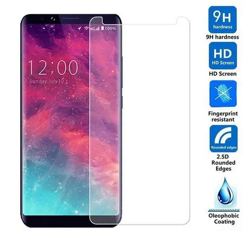 

Для ulefone power 3 закаленное стекло 2.5D защитная пленка 9h Защитная передняя защитная пленка для ЖК-экрана для ulefone power 3s Чехол